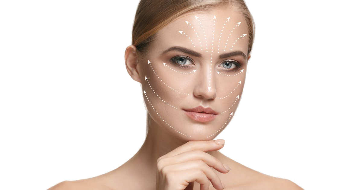                     Cơ mặt săn chắc khiến gương mặt căng tràn sức sống.