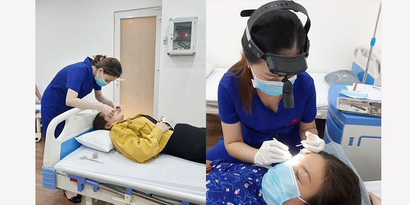 Vệ sinh nếp mí giúp vết thương mau lành hơn
