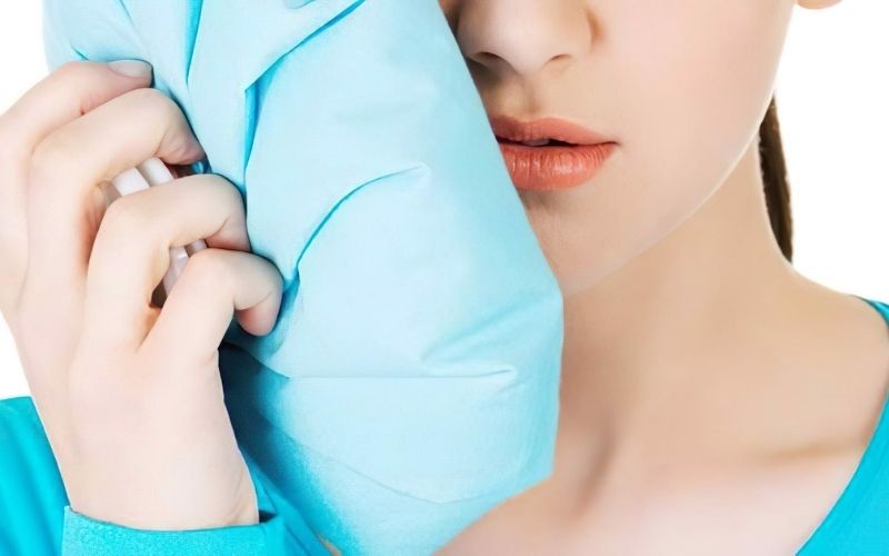 Chườm đá lạnh có thể giảm mỡ hiệu quả