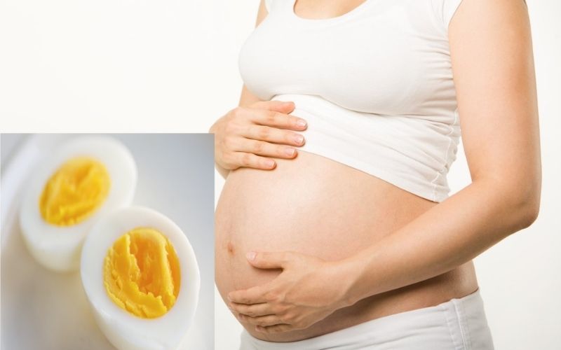 Mẹ bầu “trộm” trứng ngỗng ăn con có má lúm