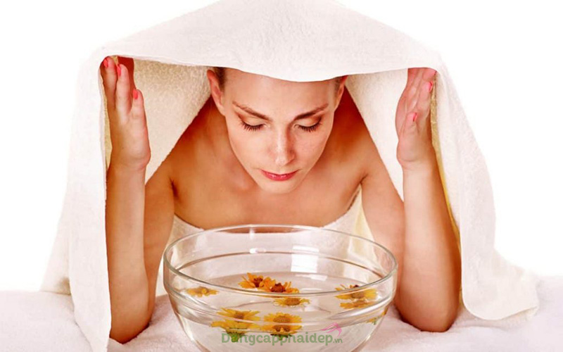 Thường xuyên xông mặt để thải độc cho da
