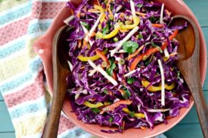 Salad giảm cân từ bắp cải tím