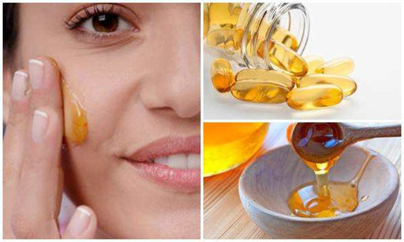 Dưỡng chất từ mật ong và vitamin E giúp da trắng sáng đều màu