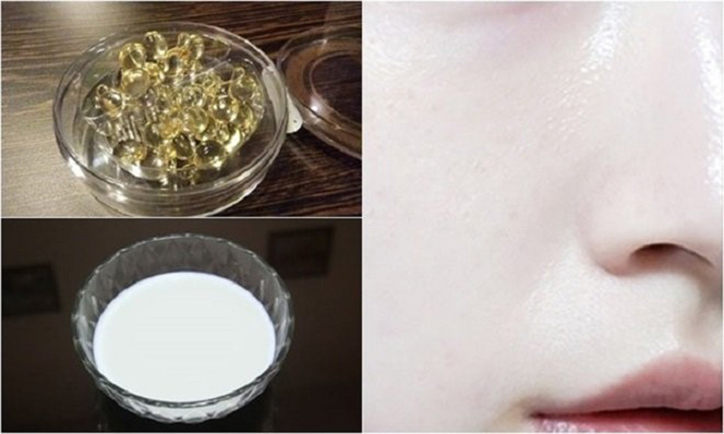 Da mịn màng hơn khi đắp mặt nạ với vitamin E và sữa tươi thường xuyên