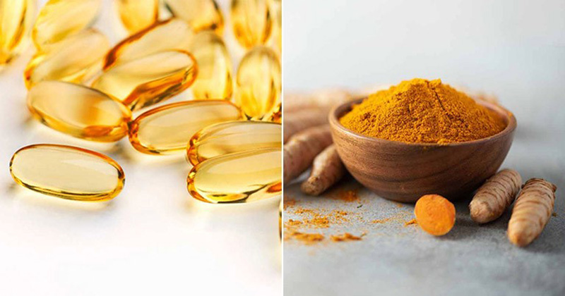 Tạo nên mặt nạ làm đẹp với vitamin E và bột nghệ
