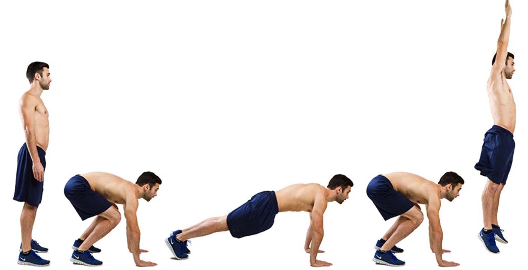 Burpee tiêu hao calo lớn giúp giảm 2kg trong 1 tuần hiệu quả
