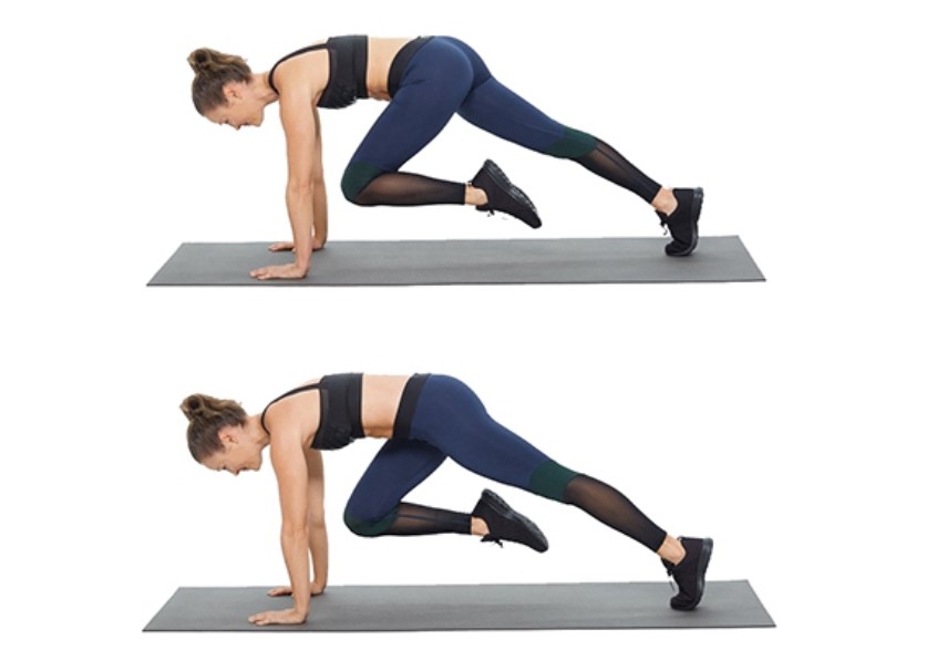 Plank leo núi là bài tập giảm 5kg trong 2 tuần hiệu quả
