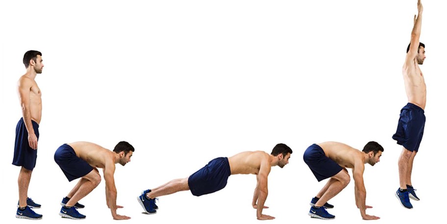 Burpee kết hợp chuỗi động tác giảm cân toàn diện