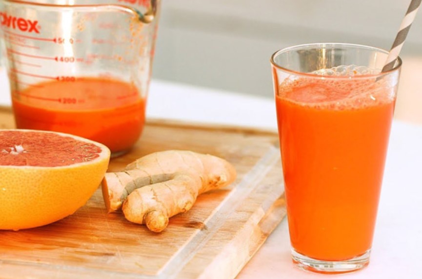 Kết hợp gừng và bưởi làm thức uống có thể mang lại hiệu quả giảm mỡ bụng đáng kể