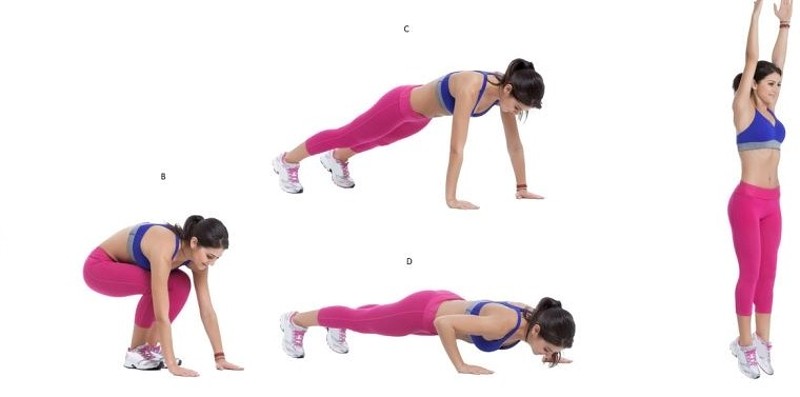 Bài tập Burpees tăng cường sức dẻo dai, sức bền của cơ thể