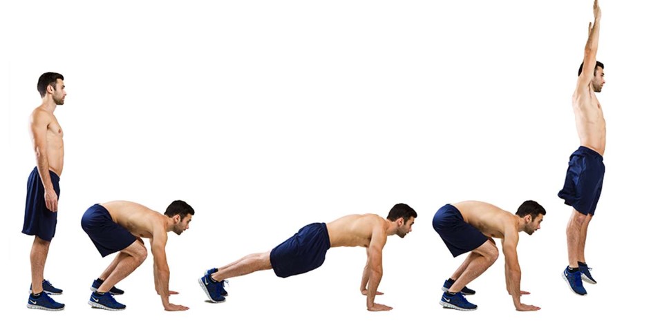 Chuỗi động tác Burpees giúp giảm mỡ bụng và mỡ toàn thân hiệu quả