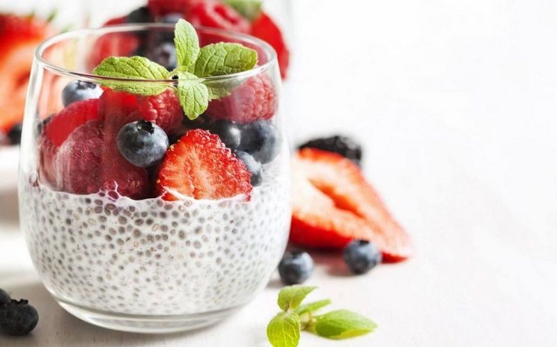 Sinh tố hạt chia cũng là món thức uống được bán phổ biến