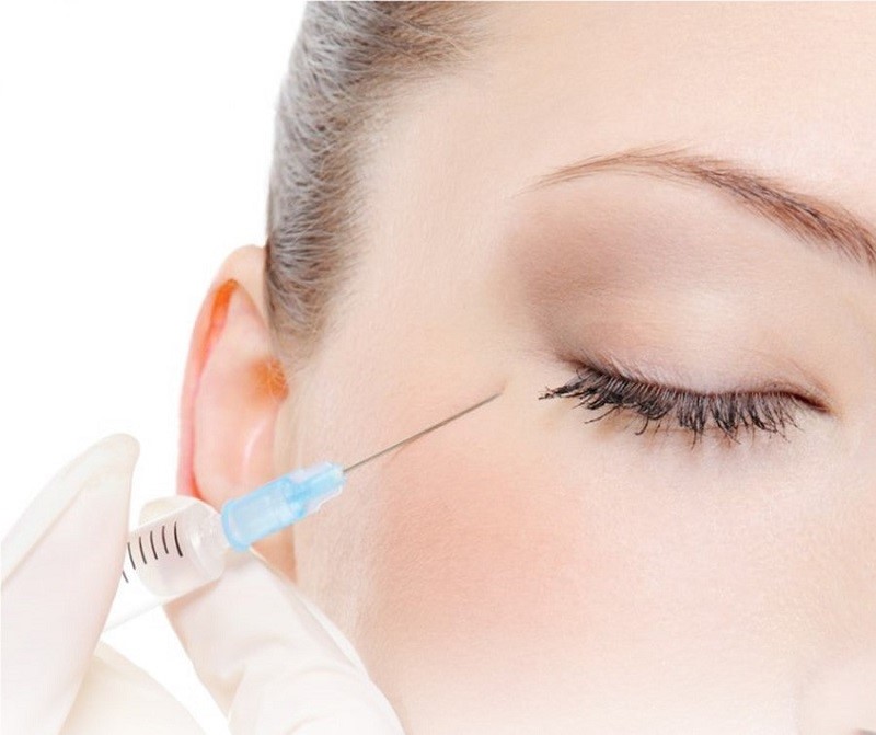 Quá trình thực hiện tiêm botox diễn ra nhanh chóng
