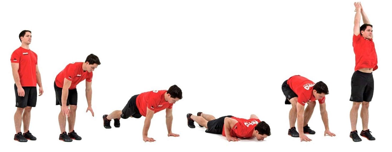 Chuỗi động tác giảm cân Burpees