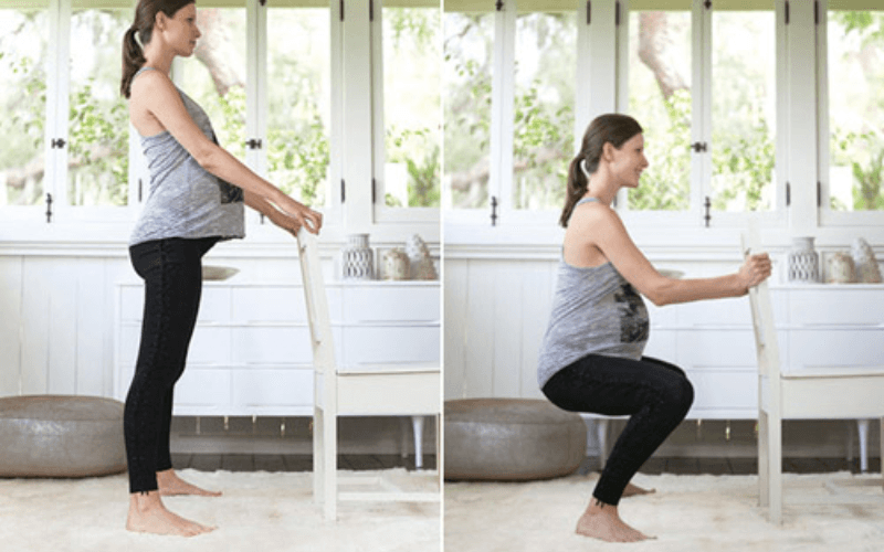 Bài tập squat đơn giản không cần dùng dụng cụ hỗ trợ