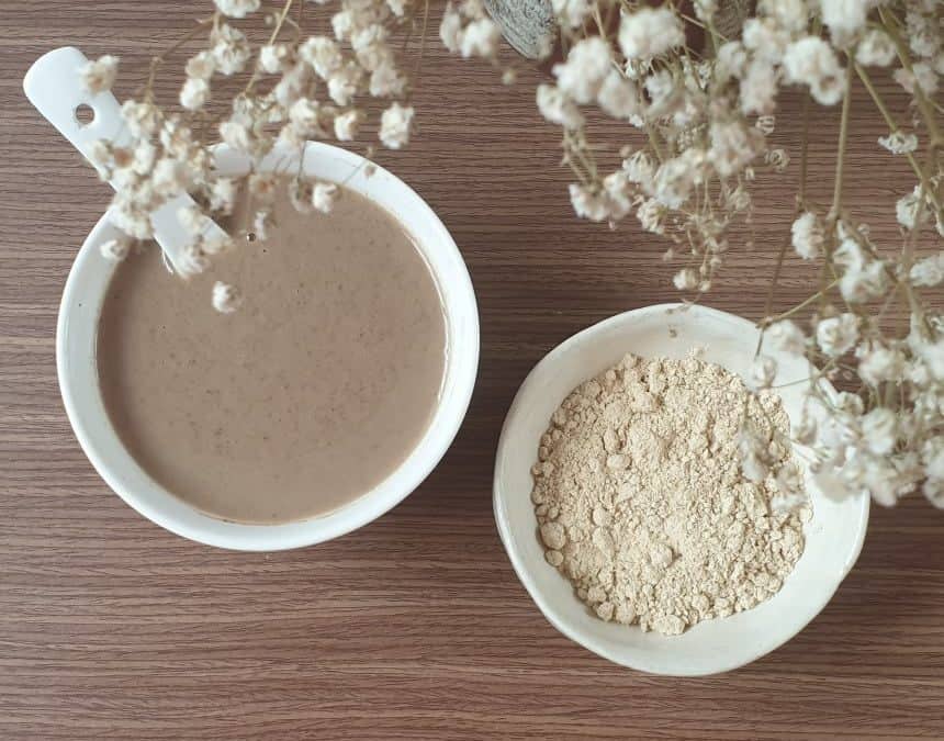 Pha tỉ lệ nước và bột tuỳ theo sở thích