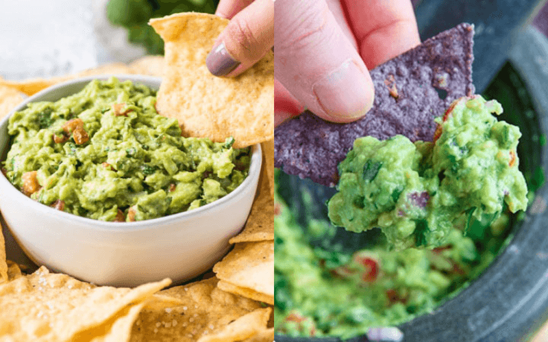 Chế biến bơ guacamole ăn cùng snack khoai tây