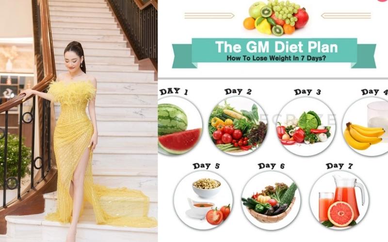 Thực đơn giảm cân của Nhã Phương tuân theo nguyên tắc của chế độ ăn General Motor Diet
