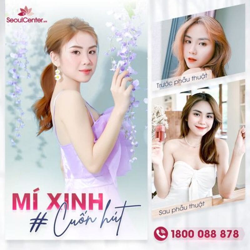 Nhan sắc trẻ trung, rạng ngời với đôi mí xinh đẹp, cuốn hút
