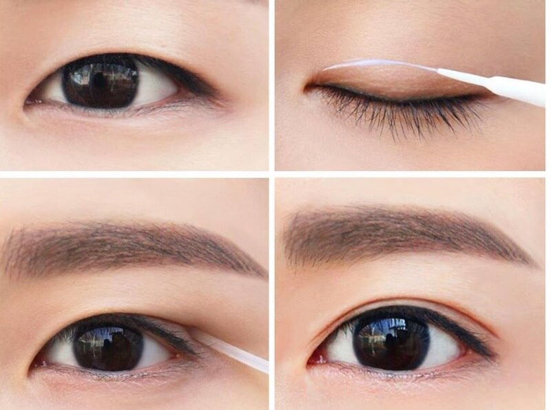 Trang điểm là cách dễ nhất để giúp bạn khắc phục nhược điểm mí lót