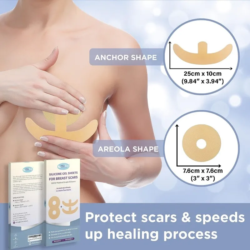 Using special medical adhesive bandages to protect breast augmentation incisions is an effective way to stabilize the wound