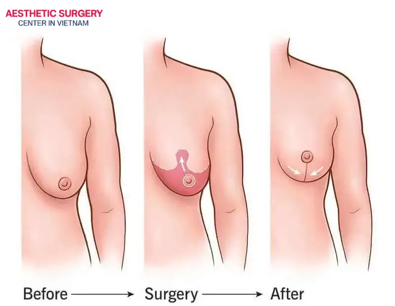 The cost for breast lift surgery in Vietnam ranges from 20 million to 120 million VND