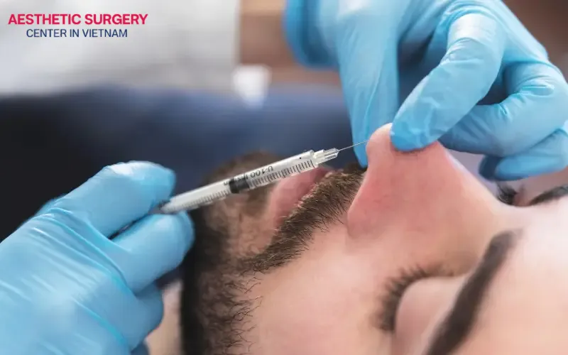 Nonsurgical rhinoplasty does not make the nose smaller but helps the nose shape become more balanced after filling in uneven areas