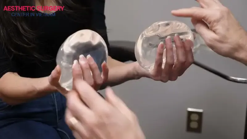 Saline implants consist of a silicone outer shell filled with sterile saline solution inside