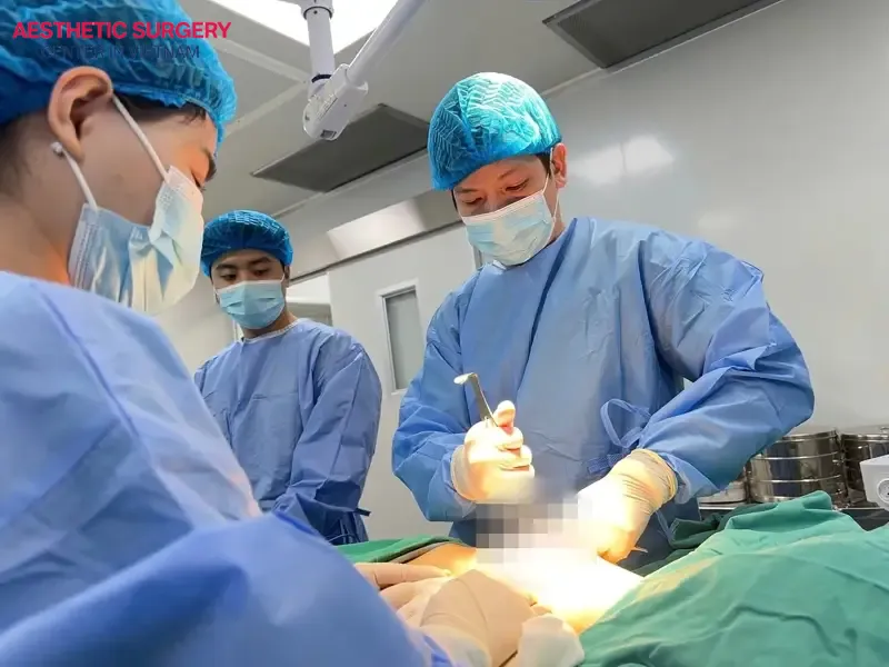 You will go through 7 steps in the entire surgical process