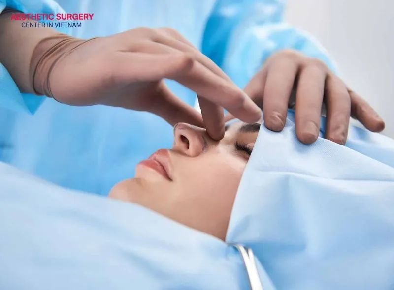 The surgeon will examine the nasal structure, identify any imperfections, and take precise measurements to ensure the final result is balanced and harmonious with the face.
