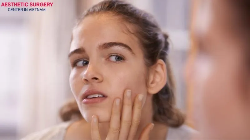 After the procedure, avoid touching your face to protect the skin while it is in a sensitive state.