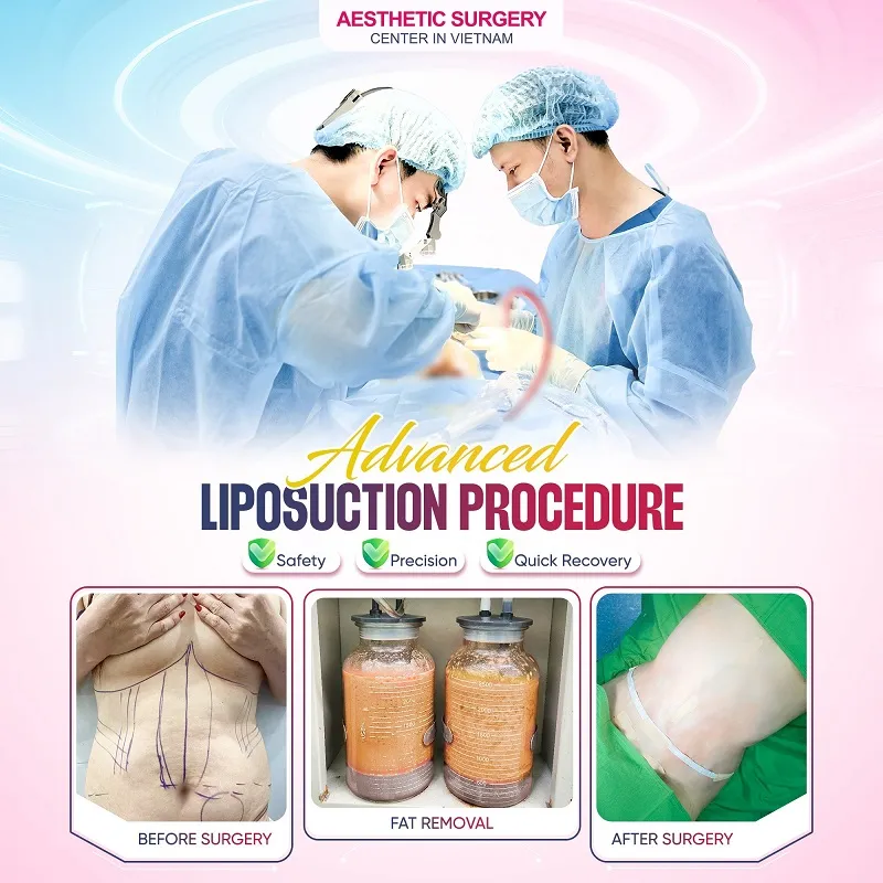 The liposuction procedure at Aesthetic Surgery Center is performed according to medical safety standards to minimize risks for clients.