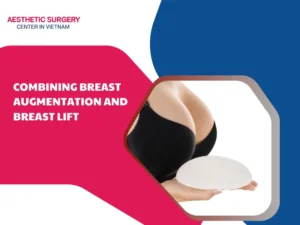 Combining breast augmentation and breast lift