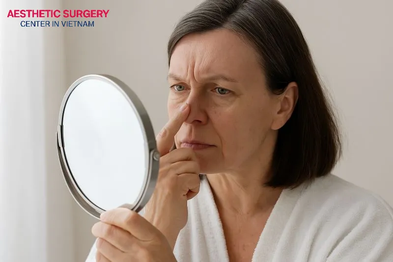 As age increases, the nose may have small changes due to the aging process.