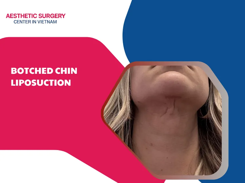 botched chin liposuction