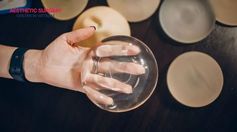 Saline implants are more flexible and safer than silicone implants, and they also help minimize large scarring.