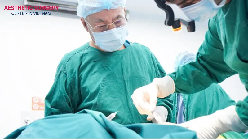 The surgeon injects the purified autologous fat into the hollow or sunken areas.