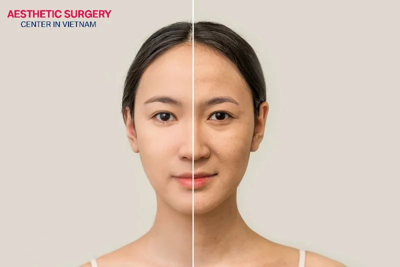 The appearance of deep wrinkles and loose, sagging skin returning after a facelift is a sign that a repeat facelift may be needed.