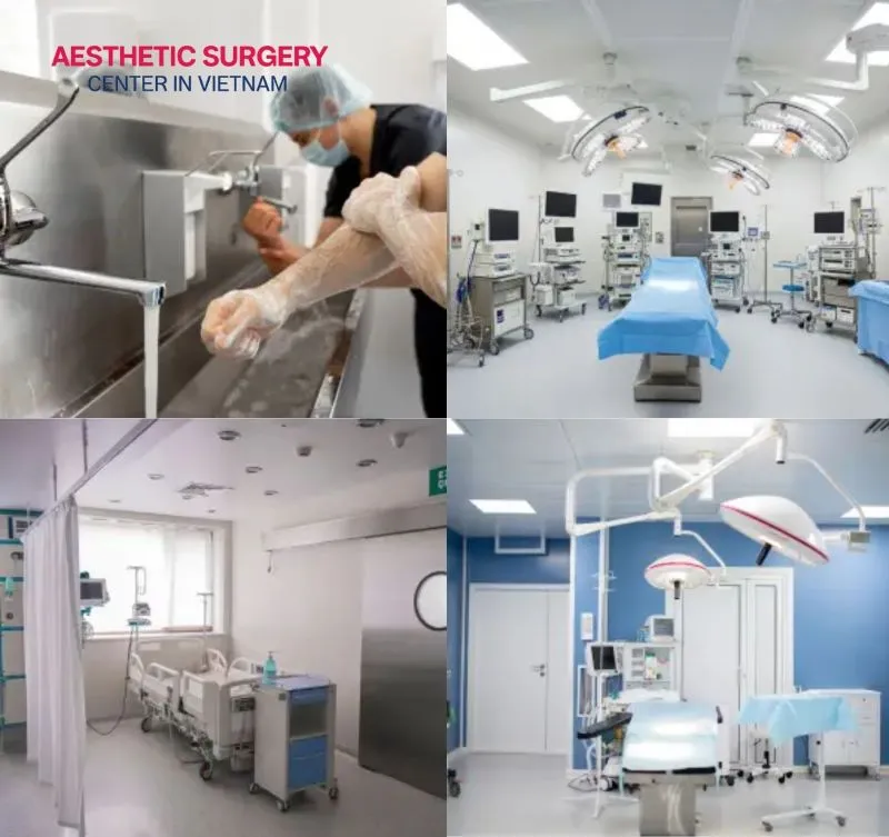 Each rhinoplasty procedure is performed in a sterile operating room, ensuring the client’s hygiene and safety.