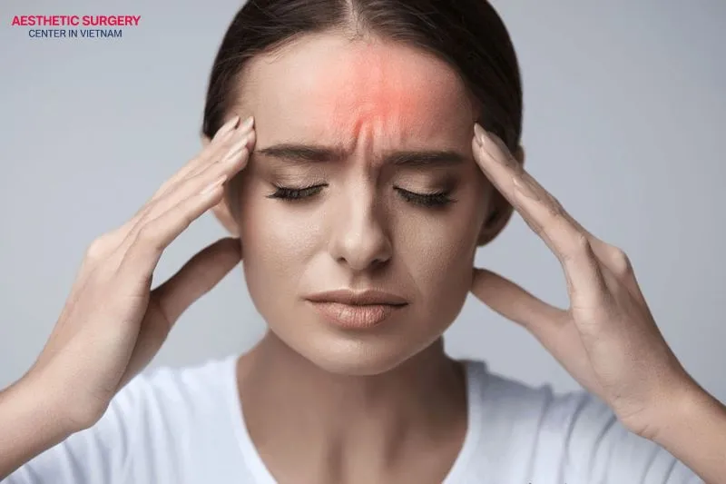 Some people may unconsciously tense their facial muscles during a Botox injection, causing a headache immediately afterward.
