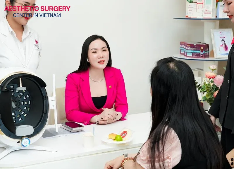 Aesthetic Surgery Center Vietnam always has a dedicated consultation team to help determine the most suitable treatment plan for each client.