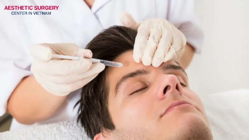 There is always a dedicated post-treatment care policy for every client receiving Botox for men in Vietnam