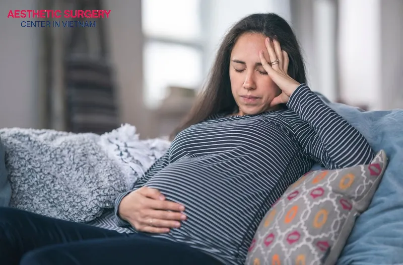 During pregnancy, the body becomes more sensitive, tired, and weaker, making it more prone to complications if surgery is performed during this period.