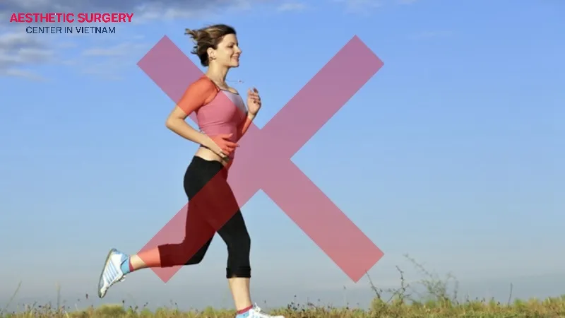 In the early recovery period after a brow lift, avoid strenuous physical activities such as running or heavy exercise.