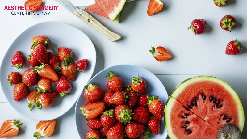 Strawberries and watermelon are rich in nutrients and highly beneficial for the recovery process after surgery.
