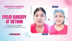 BEFORE & AFTER EYELID SURGERY IN VIETNAM – REAL RESULTS AT AESTHETIC SURGERY CENTER
