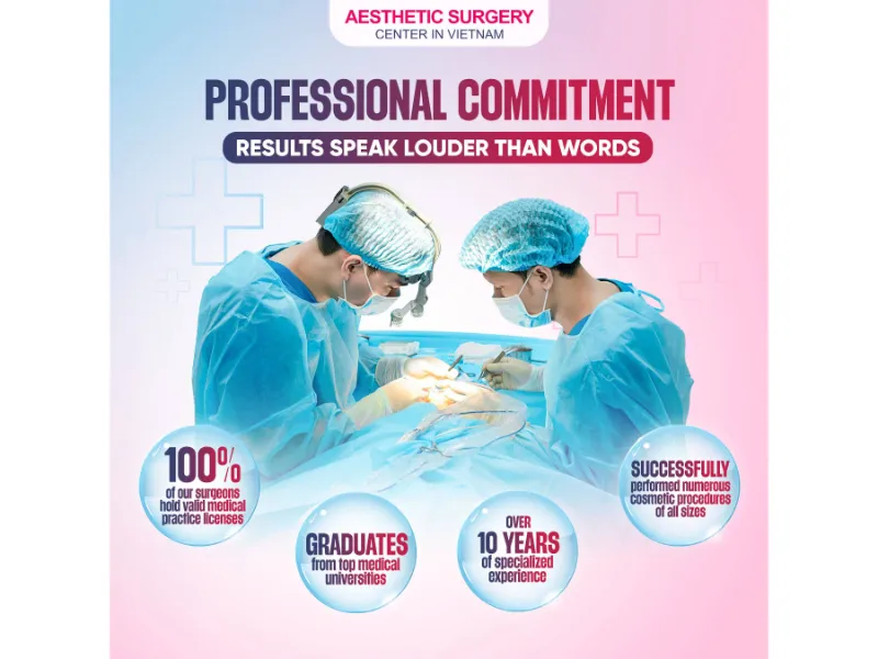 The highly qualified and experienced medical team at Aesthetic Surgery in Vietnam will help deliver satisfying results after your filler treatment.