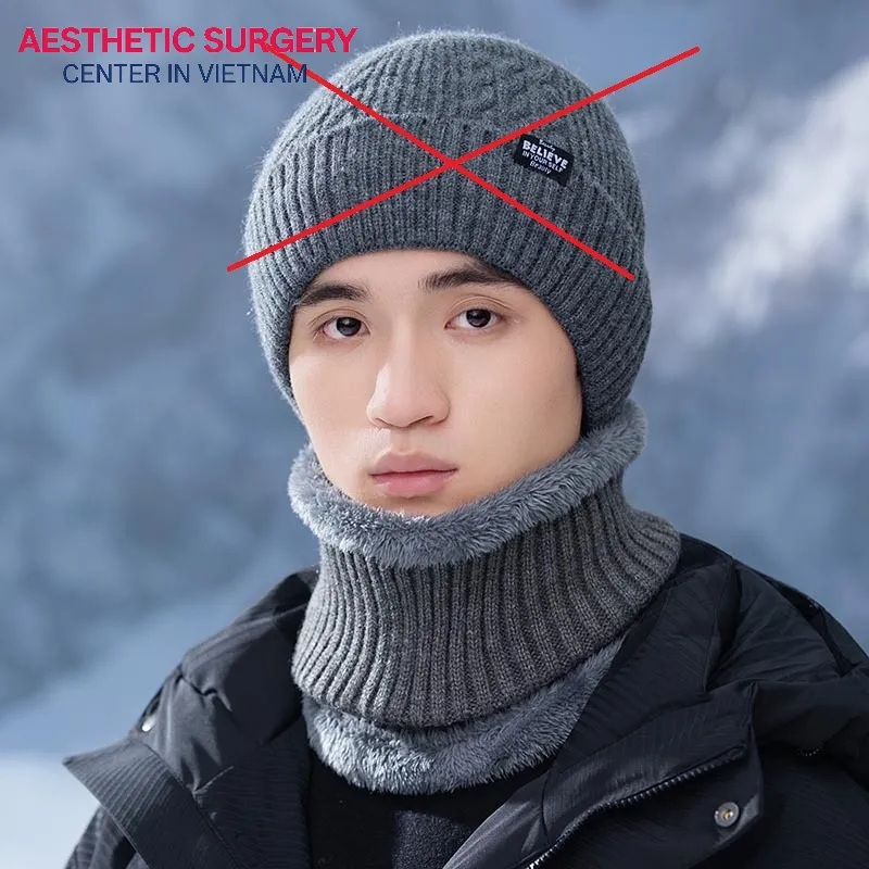 You should not wear wool hats or tight helmets after a hair transplant.