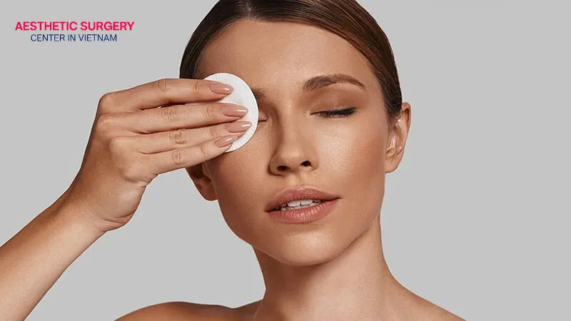 Improper makeup removal can clog pores and oil glands around the eyes, leading to the formation of bumps.