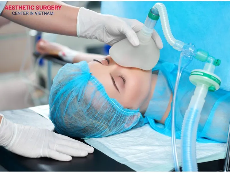 General anesthesia is rarely used for blepharoplasty procedures.